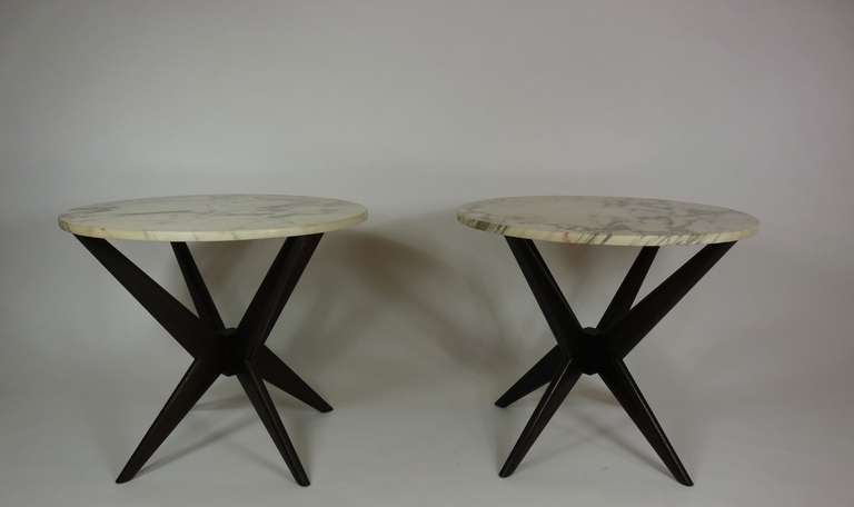 Mid-Century Modern Marble Top Tables