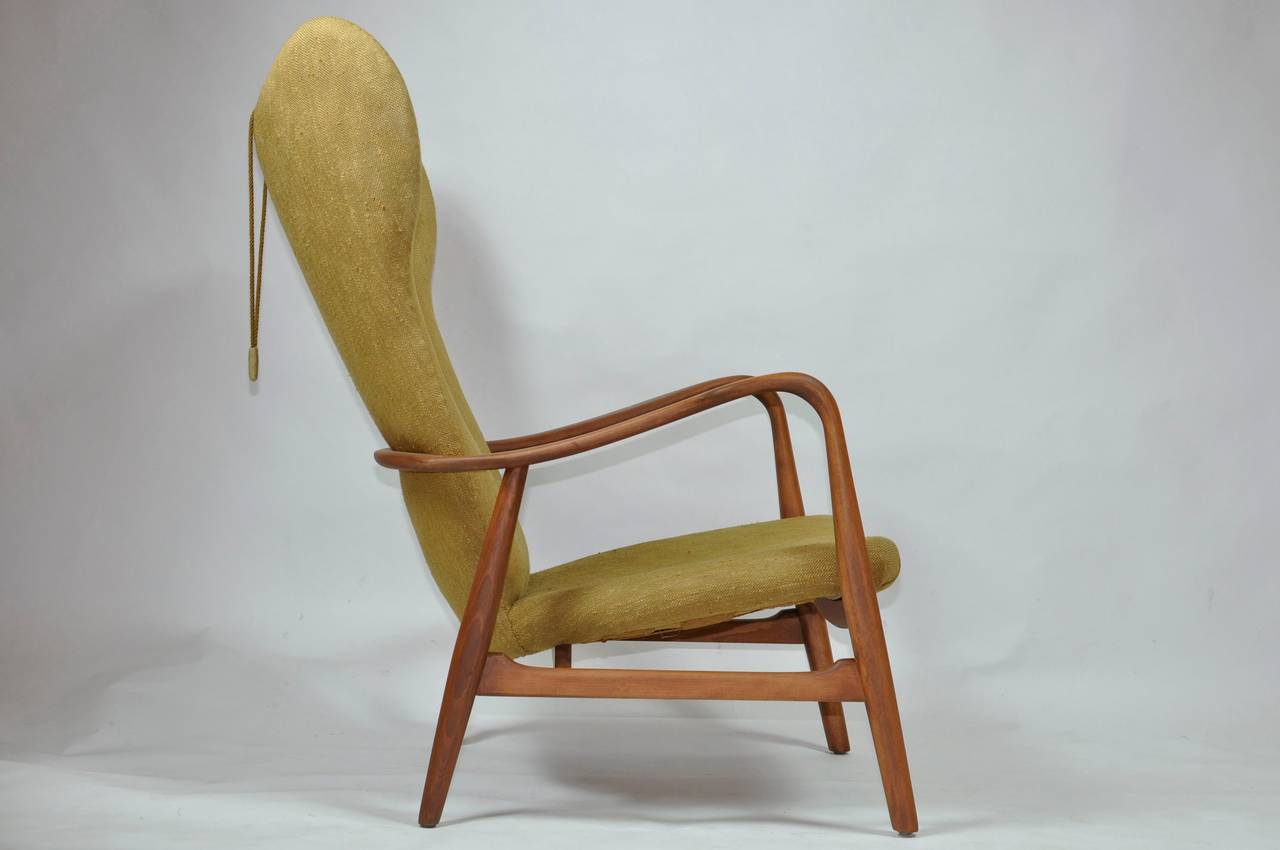 Madsen & Schubell high back Danish lounge chair.
(Matching chair available).