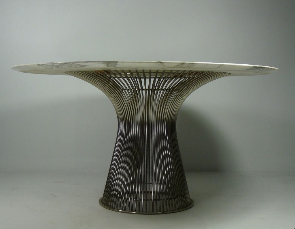 Warren Platner For Knoll Marble Top Dining Table