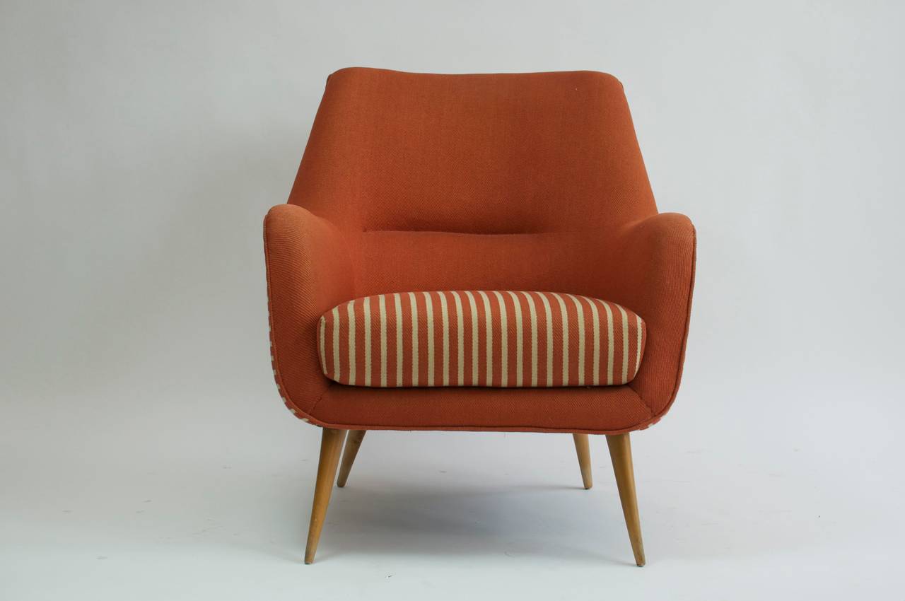 20th Century Pair of 1950s German Lounge Chairs