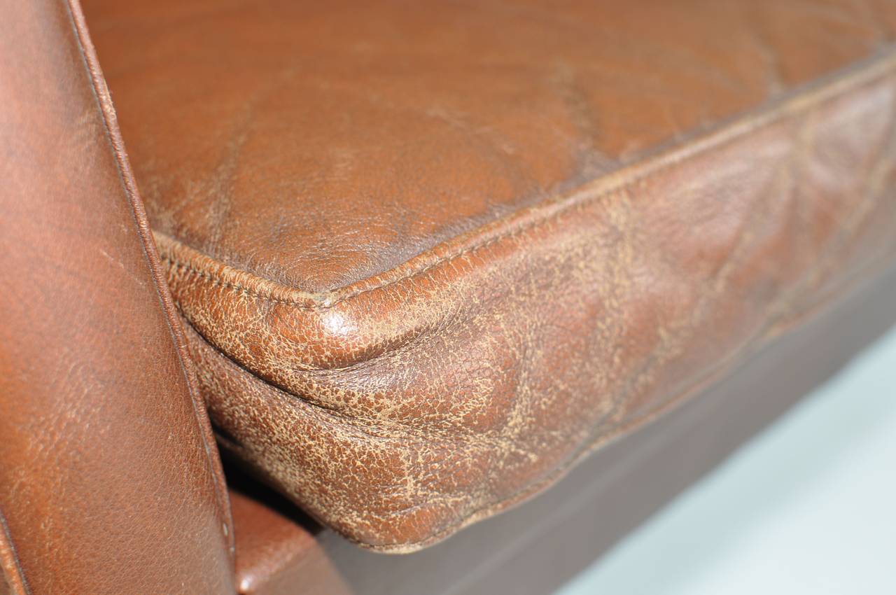 Danish Leather Sofa 1