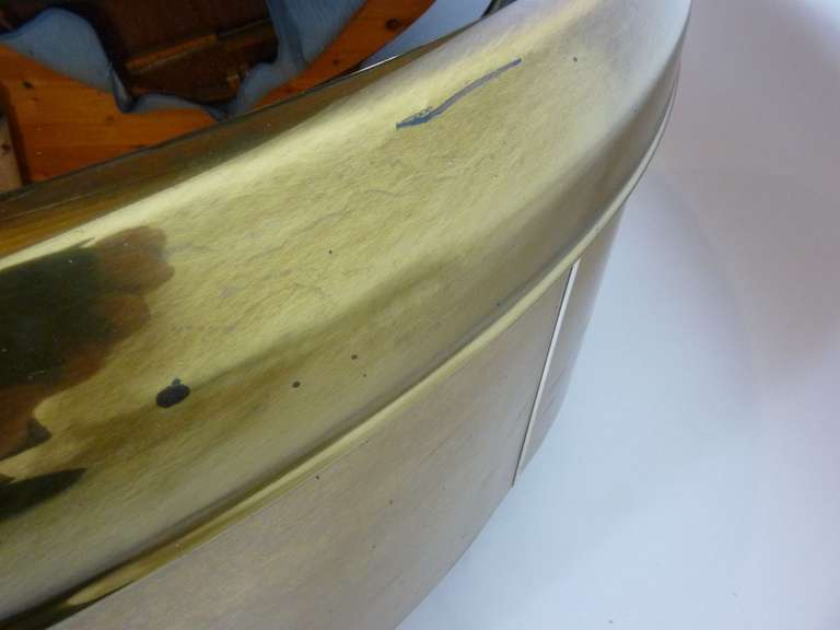 20th Century Mastercraft Brass and Mirror Coffee Table
