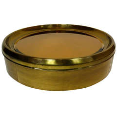 Mastercraft Brass and Mirror Coffee Table