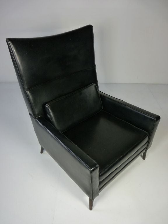 Rare Highback Sculptural Paul Mccobb Lounge Chair 1