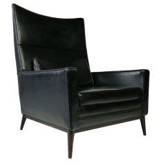 Rare Highback Sculptural Paul Mccobb Lounge Chair