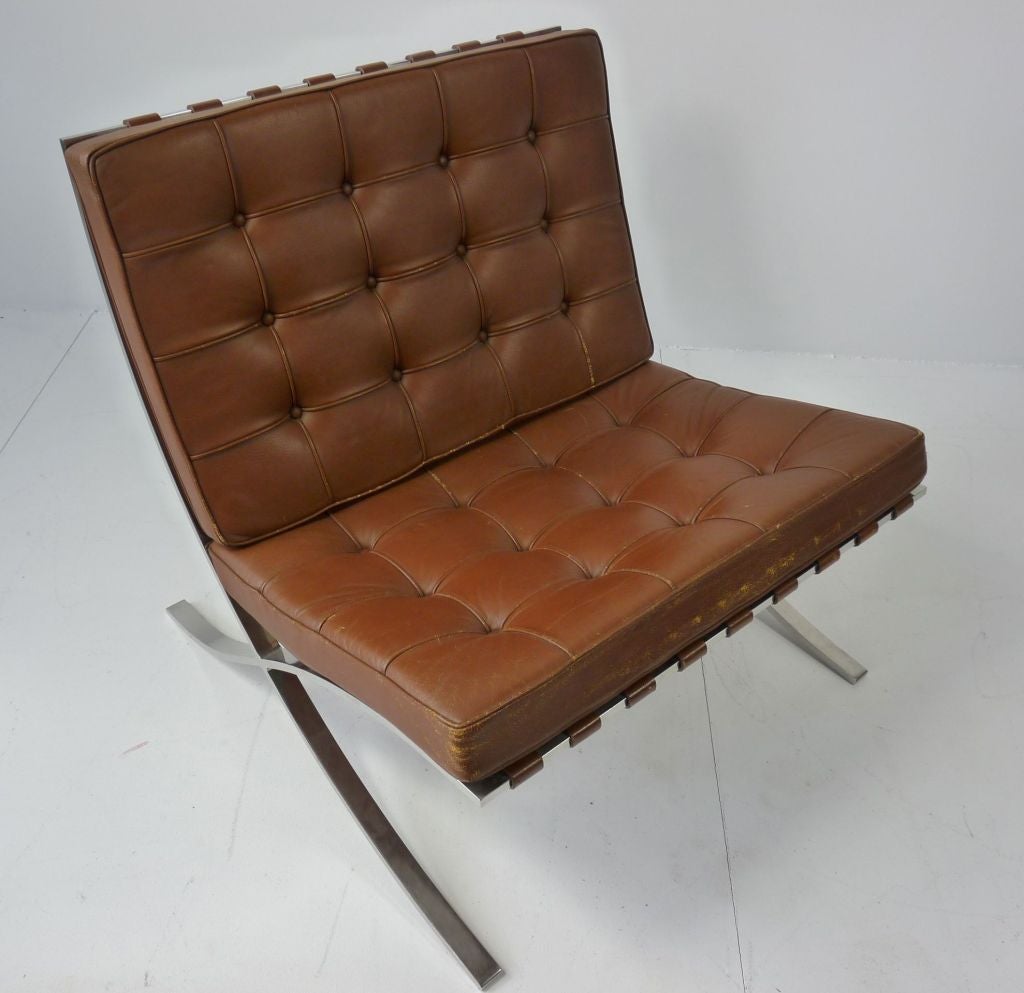 American Mies Van Der Rohe For Knoll Barcelona Chair