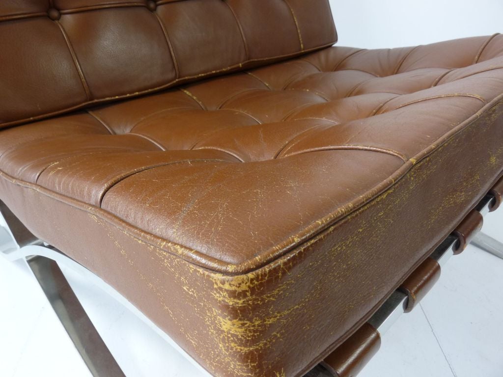 Mid-20th Century Mies Van Der Rohe For Knoll Barcelona Chair