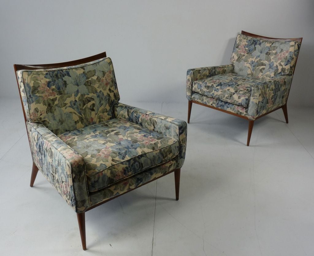 Pair Paul Mccobb Lounge Chairs