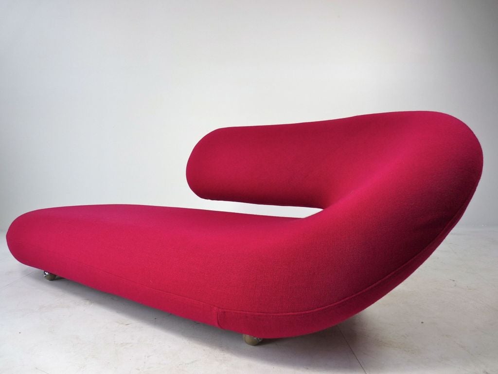 Cleopatra Chaise  By Geoffrey Harcourt For Artifort In Excellent Condition In Turners Falls, MA