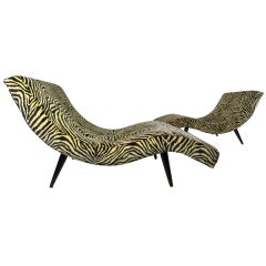 Pair of Adrian Pearsall For Craft Associates Chaise lounge