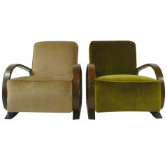 Early Modernist Lounge Chairs