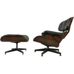Rosewood Eames Lounge Chair And Ottoman