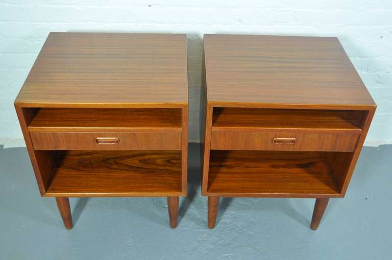 Mid-Century Modern Danish Teak Night Stands