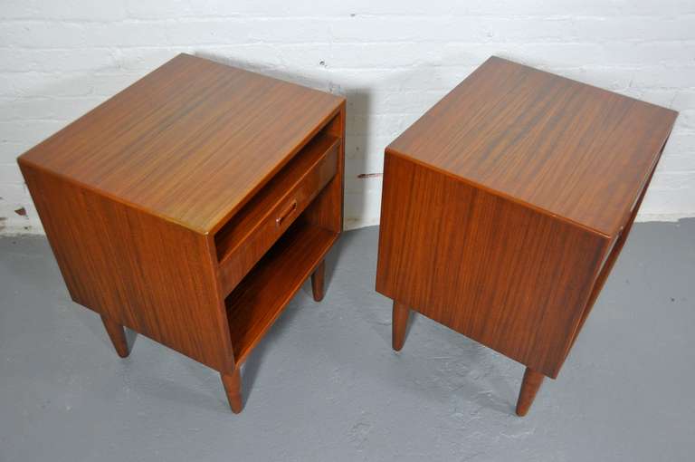 Danish Teak Night Stands 1