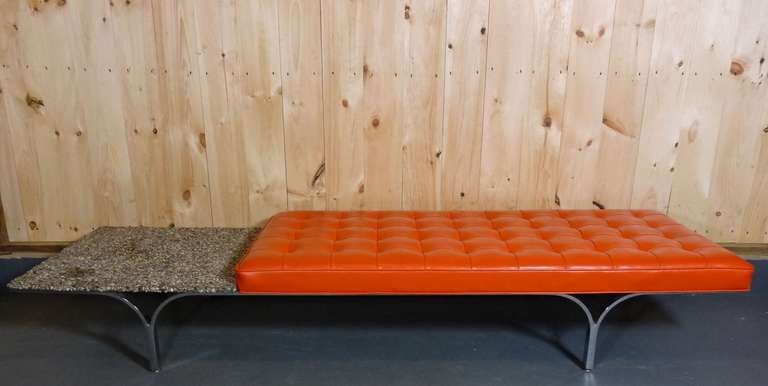 Mid-Century Modern Rare Bench by Erwin and Estelle Laverne For Sale