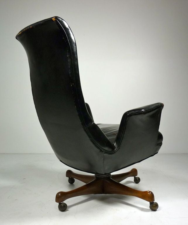 American Rare Vladimir Kagan Desk Chair For Sale