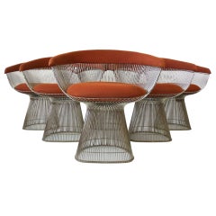 Set of Six Warren Platner Chairs for Knoll