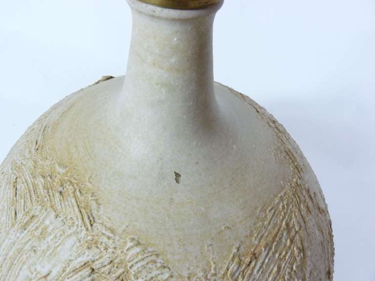 Ceramic Pair of Lamps by Lee Rosen for Design Technics For Sale