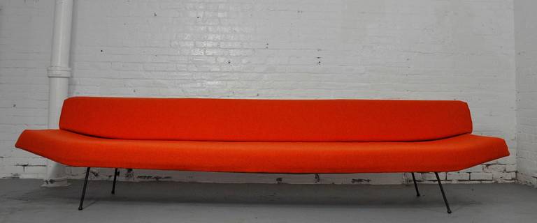 Rare long sofa by Adrian Pearsall.