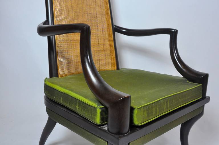 20th Century Unique Sculpted Tall Back Chair For Sale
