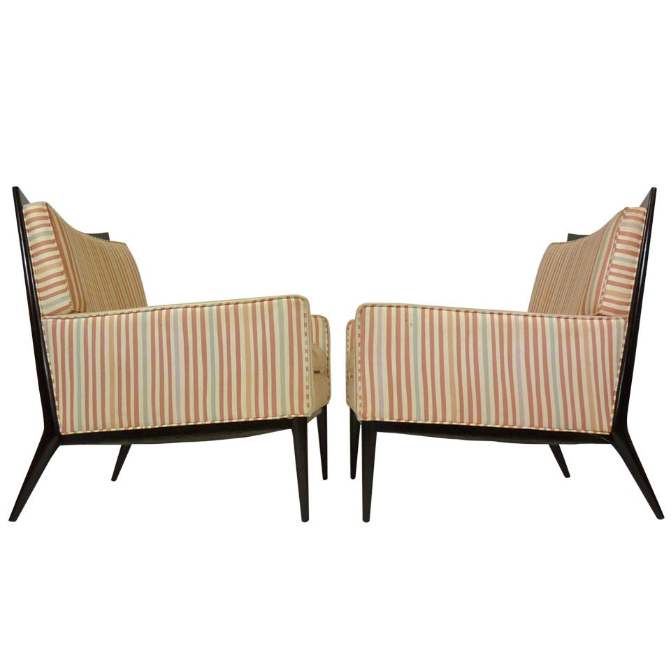 Pair of Lounge Chairs by Paul Mccobb