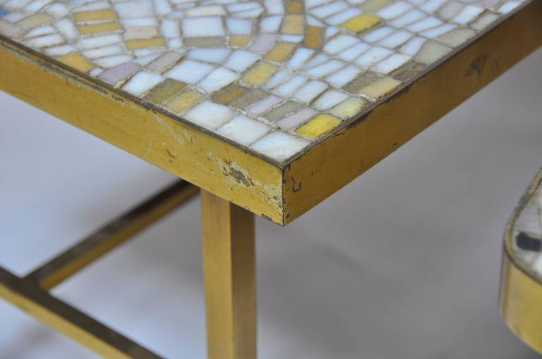 Mosaic Tile-Top Coffee Tables 2