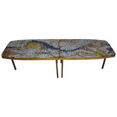 Mosaic Tile-Top Coffee Tables