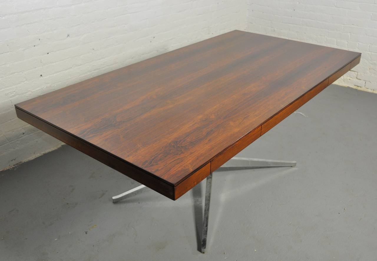 American Florence Knoll Rosewood Partners Desk