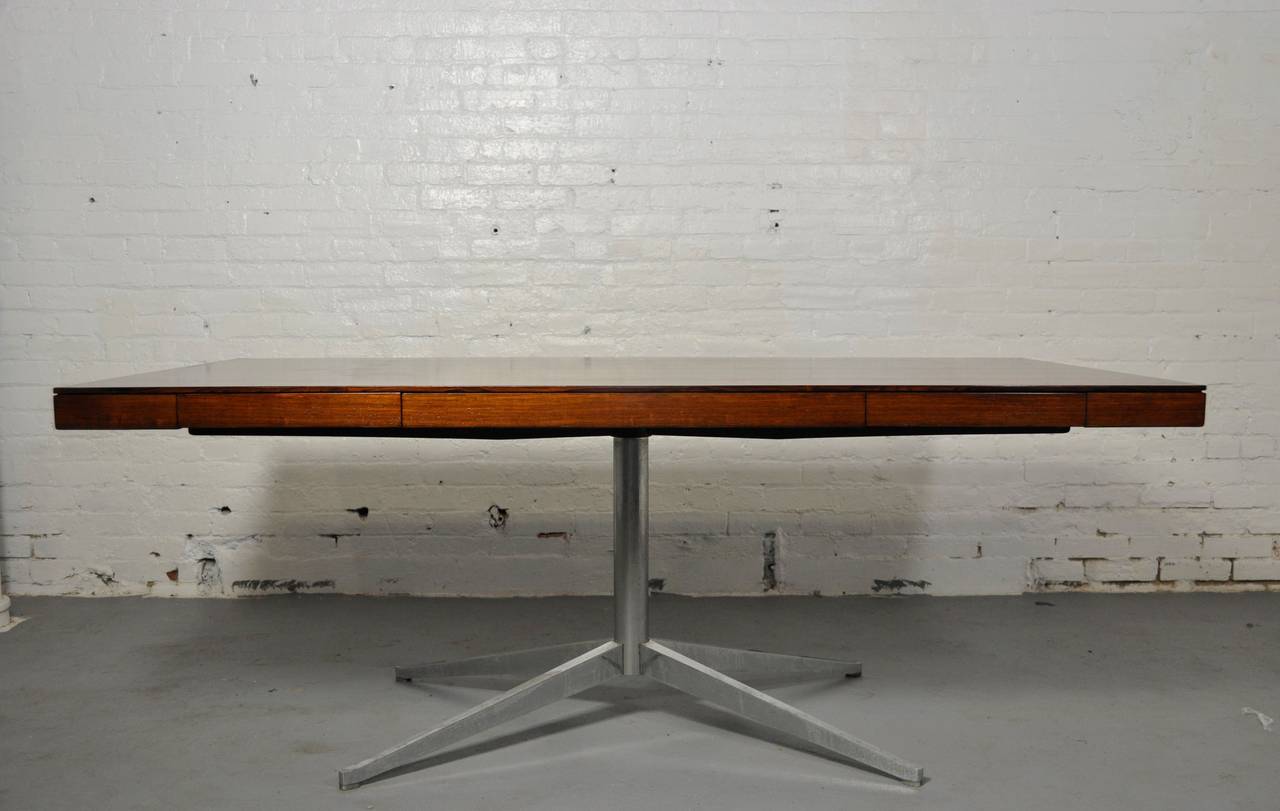 Florence Knoll rosewood partners desk.