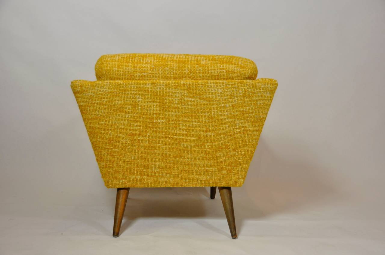 Fabric Pair of Adrian Pearsall Lounge Chairs