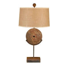 Architectural Support Medallion Lamp