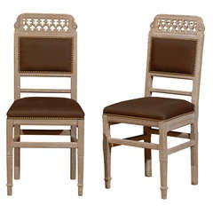 Gothic Revival Hall Chairs, circa 1880