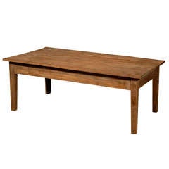 Antique French Farm Coffee Table in reclaimed finish