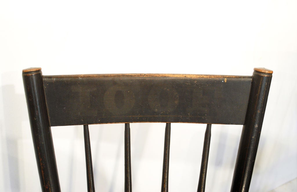 Set of Four Odd Fellows Lodge Chairs