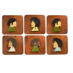 Anonymous Collection of Six Faces from a Midwestern Barbershop 3