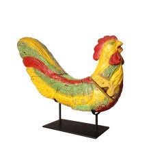 Wood Carved Carousel Chicken