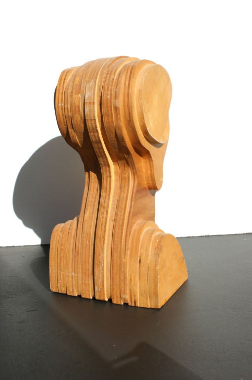 layered plywood sculpture