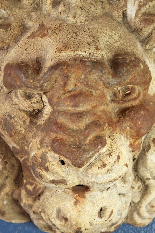 architectural cast lion head