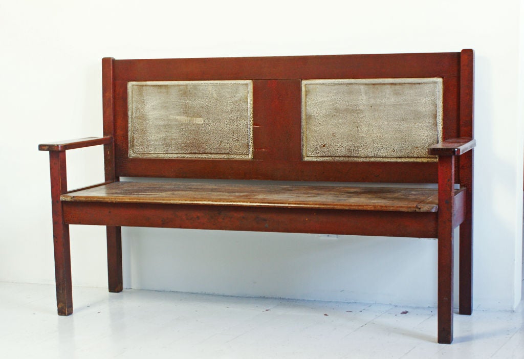 c. 1890 Train Station Bench