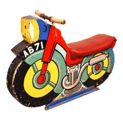Carnival Midway Motorcycle with Original Paint