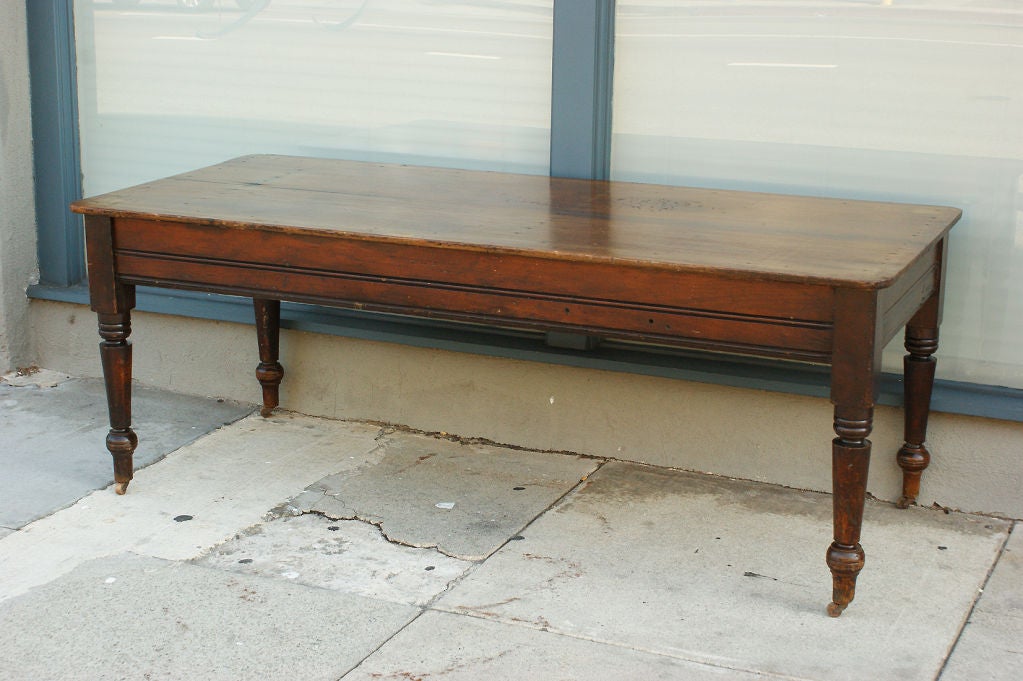 Late 19th Century Midwestern Hunting Lodge Table