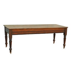 Late 19th Century Midwestern Hunting Lodge Table