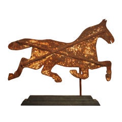 Antique Late 19th Century Galloping Horse Weather Vane