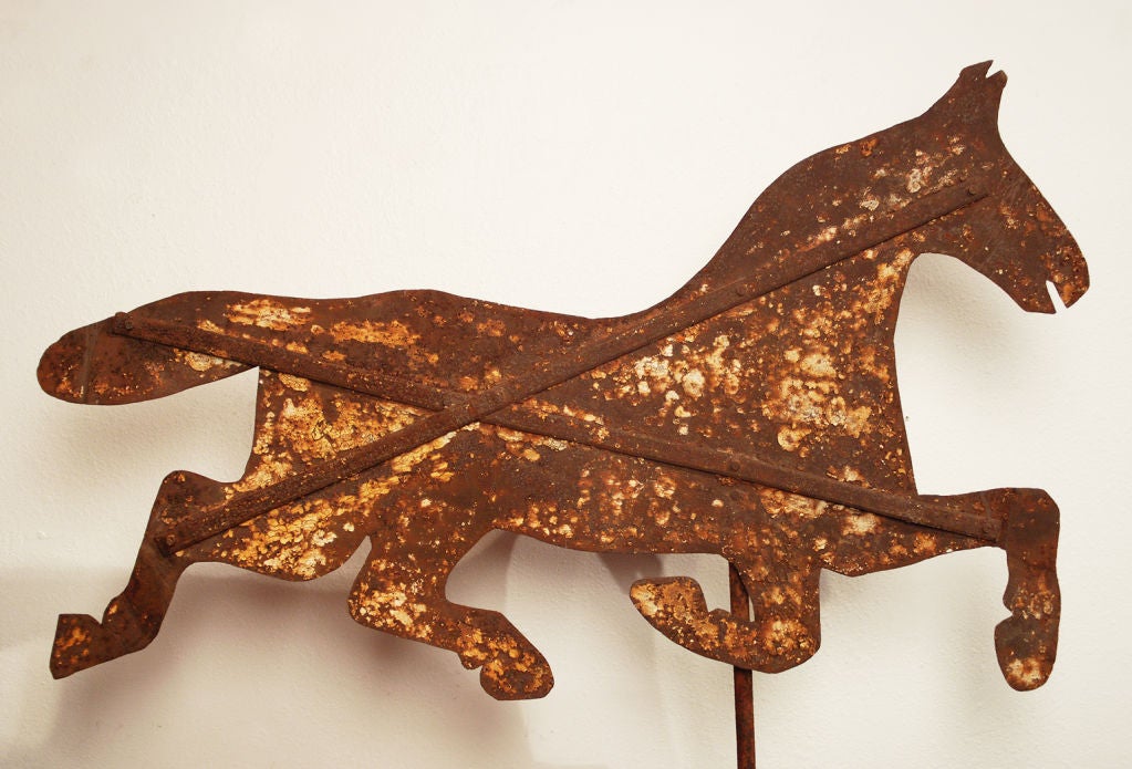 Late 19th Century Galloping Horse Weather Vane
