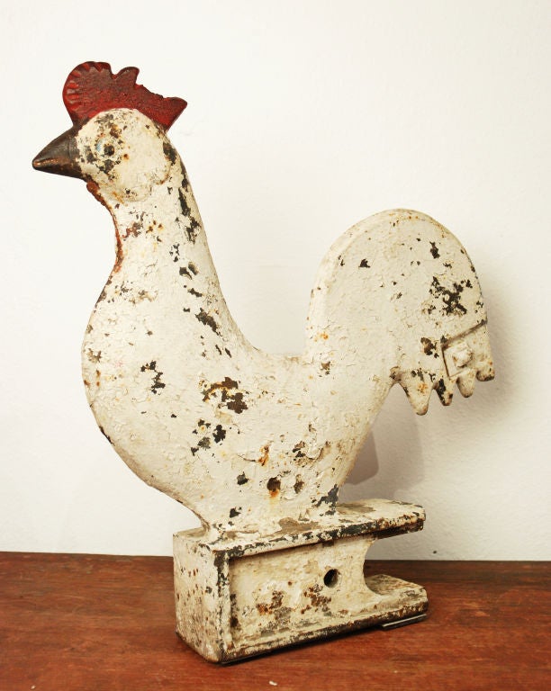 20th Century c. 1890-1900 Elgin Rooster Windmill Weight
