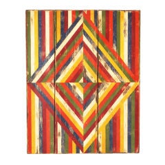 Anonymous Abstract Geometric Painted Board