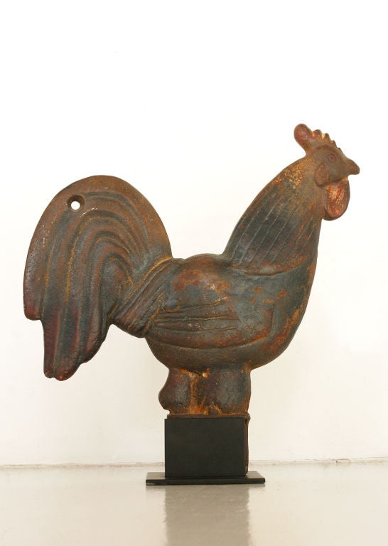 American c. 1890 A20 Rooster Windmill Weight