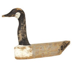 Vintage Grindstone Island, NY Long Neck Goose Decoy Signed By Carver