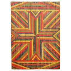 Anonymous Abstract Geometric Painted Board 1