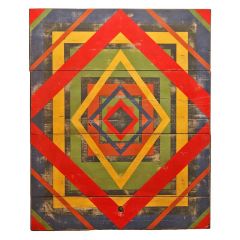 Anonymous Abstract Geometric Painted Board